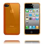 Lux-Case Nude (Oranssi) iPhone 4S Silikonskal Orange