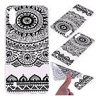 Lux-Case Deco Galaxy A10 skal Svart Mandala