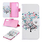 Lux-Case Galaxy A70 pattern leather case Flowered Tree Flerfärgad