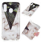 Lux-Case Galaxy A40 marble pattern case Style E Flerfärgad