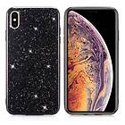 Lux-Case Glitter iPhone Xs Max skal Svart