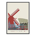 Gallerix Poster Amsterdam Landmarks 3673-50x70
