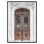 Gallerix Poster Brown Double Door 3369-50x70