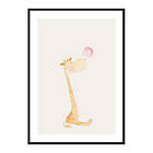 Gallerix Poster Bubblegum Giraffe 4112 4112-21x30G