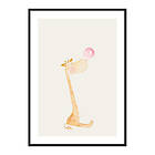 Gallerix Poster Bubblegum Giraffe 4112 4112-30x40