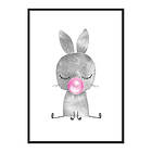 Gallerix Poster Bubblegum Rabbit 4114-21x30