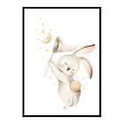 Gallerix Poster Bunny Catching Stars 4120-21x30G