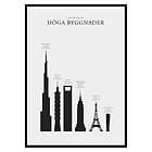 Gallerix Poster Höga Byggnader 2697-30x40