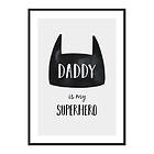 Gallerix Poster Superhero Dad 4162-21x30