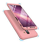 Lux-Case Gkk Galaxy J6 Plus (2018) Löstagbar Matt Fodral Roséguld Rosa