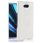 Lux-Case Xperia 10 Plus crocodile case White Vit