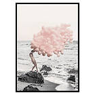 Gallerix Poster Pink Balloons No1 2751-21x30