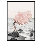 Gallerix Poster Pink Balloons No1 2751-50x70