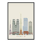 Gallerix Poster Tokyo Landmarks 3677-30x40