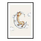 Gallerix Poster Sleeping Giraffe 4145-70x100