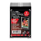 Ultra PRO One Touch Magnetic Card Holder, Black Border UV 130pt (5 Pack)