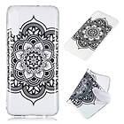 Lux-Case Galaxy A70 pattern case Henna Flower Svart