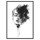 Gallerix Poster Watercolor Face No2 3408-21x30G