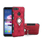 Lux-Case P Smart geometric pattern hybrid case Red Röd