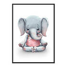 Gallerix Poster Yoga Elephant 4169-30x40