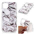 Lux-Case Marble iPhone 11 Pro Max skal Grå marmor Silver/Grå