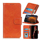 Lux-Case 1 Plus nappa split leather case Orange