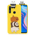 Lux-Case Cute 3D P Smart Z skal Panda och björn Flerfärgad