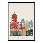 Gallerix Poster Helsinki Landmarks 3674-21x30