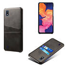 Lux-Case Dual Card Galaxy A10 skal Svart