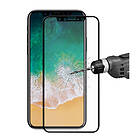 Lux-Case HAT PRINCE iPhone X Extra glas Svart