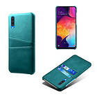 Lux-Case Galaxy A50 leather coated case Baby Blue Blå