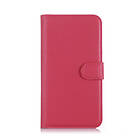 Lux-Case Mankell Lychee Läderfodral för Y3 Y360 Varm Rosa