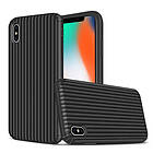 Lux-Case iPhone XS suitcase shape hybrid case Black Svart