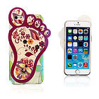 Lux-Case 3D Foot (Charmig Blomster) iPhone 6 Skal Flerfärgad