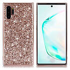 Lux-Case Glitter Galaxy Note 10 Pro skal Rosa guld