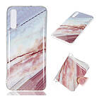 Lux-Case Galaxy A70 marble pattern gel case Style B Flerfärgad