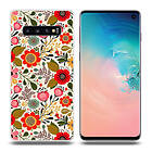 Lux-Case Galaxy S10 Plus Mönster fodral Levande Blommor Flerfärgad