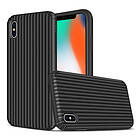 Lux-Case iPhone Xs Max suitcase shape hybrid case Black Svart