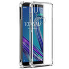 Lux-Case IMAK ZenFone Max Pro (ZB602KL) mobilskal silikon stötdämpande textur – Transparent Genomskinlig