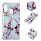 Lux-Case Marble Galaxy A20e case Rose / White Flerfärgad