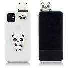 Lux-Case Cute 3D iPhone 11 Pro Max skal Vit / Panda