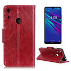 Lux-Case Y6 2019 textured leather case Red Röd