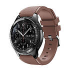 Lux-Case Gear S3 trendig silikon klockarmband Kaffebrun Brun