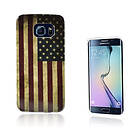 Lux-Case Westergaard Galaxy S6 Edge Skal Vintage USA Flagga Flerfärgad