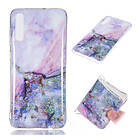 Lux-Case Galaxy A70 marble pattern case Style J Flerfärgad