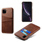 Lux-Case Dual Card iPhone 11 Pro Max skal Brun