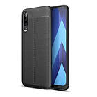 Lux-Case Galaxy A50 litchi case Black Svart