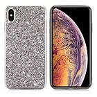 Lux-Case Glitter iPhone Xs Max skal Silver Silver/Grå