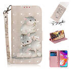 Lux-Case Galaxy A70 décor pattern leather case Mouse Pattern Flerfärgad