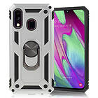 Lux-Case Bofink Combat Galaxy A40 case Silver Silver/Grå